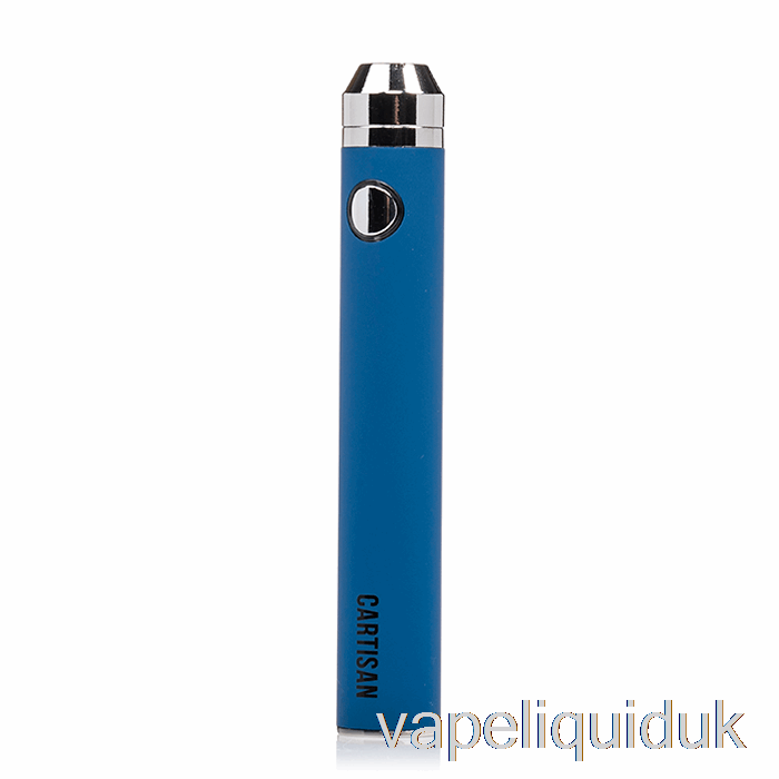 Cartisan Button VV 1300 510 Battery Blue Vape Juice